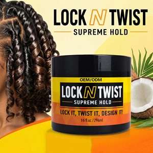 Gel Fijador Súper Fuerte para Locs de Inicio, Gel Profesional para Trenzas y Retorcidos, Fijación Duradera para Bordes, 10oz - Product Image 2