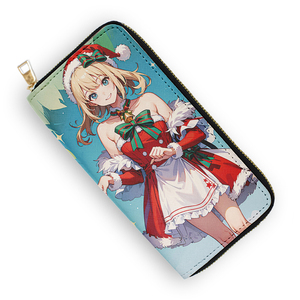 Cartera larga bonita de cuero de alta calidad con cremallera para mujeres y niños, carteras de PU, monedero de punto de Anime de dibujos animados - Product Image 2