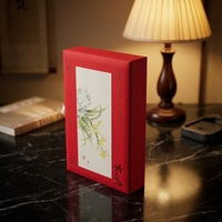 Boîte cadeau rigide magnétique en forme de livre, emballage de luxe personnalisé imprimé pour cosmétiques, bijoux, cadeaux