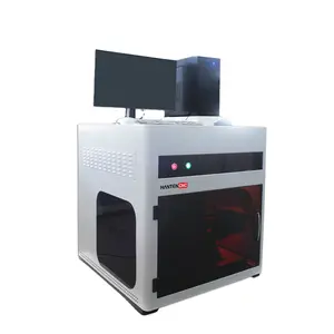 Fabriek Nieuwe Mini 3d Printer Foto Kristal 3d Laser Graveermachine Foto Cristal Graveur 60W 80W