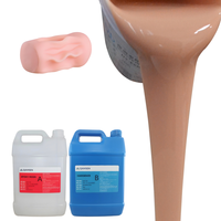 Caoutchouc de Silicone Liquide en Gros pour Moulage Corporel, Non Toxique, Platine Catalysé, pour Jouets Sexuels