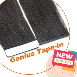 NEU Super Thin Genius Haars chuss Nahtloses Klebeband in Haar verlängerungen Remy Invisible Genius Tape In Haar verlängerungen