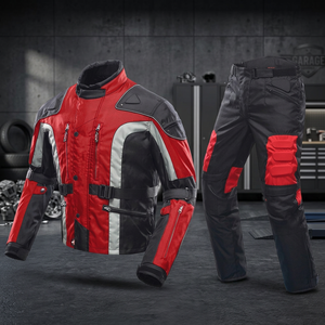 Chaqueta de motocicleta para hombre, traje transpirable, resistente al viento, impermeable - Product Image 2