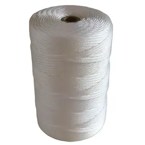 16 пряди белого цвета нейлоновый шнур 2 мм плетеный Канат