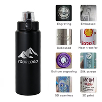 Bouteille d'eau à infuseur de fruits personnalisée avec logo, 25 oz, en acier inoxydable, bouteille de sport à infusion de fruits, gourde isotherme à double paroi sous vide