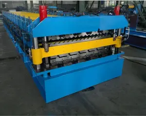 Prezzo basso di Alta Efficienza Ondulato di ferro coperture foglio rullo che forma macchina per fare made in magazzino