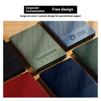 Besery Simple Business Promotion Kits de bienvenue pour coffret cadeau d'entreprise en cuir Pu A5 Journal Notebook et stylo personnalisable