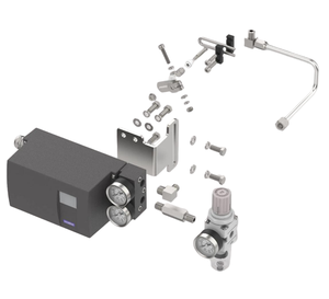 Пневматический регулирующий клапан с электронным управлением, самодействующий, умный, шаровой, герметичный, регулирующего типа, для сброса азота - Product Image 4