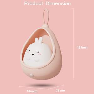 Lampe de nuit LED intelligente à détection humaine, rechargeable par USB, lampe de chevet pour chambre à coucher, couloir, décoration de bureau, lampe de table - Product Image 4