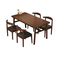 Mesa de Comedor para el Hogar, Diseño Moderno, Hierro, No Plegable, Apta para Apartamentos Pequeños, Restaurantes de Comida Rápida, Conjuntos para Cadenas de Restaurantes