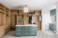 Ensemble de penderie en bois massif Vermonhouzz, design symétrique professionnel, armoire de chambre à coucher, meubles en bois véritable haute densité