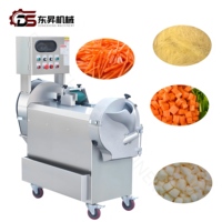 Machine à couper les légumes multifonctionnelle, coupe-légumes électrique automatique, trancheuse, hachoir, découpeuse en dés pour restaurant