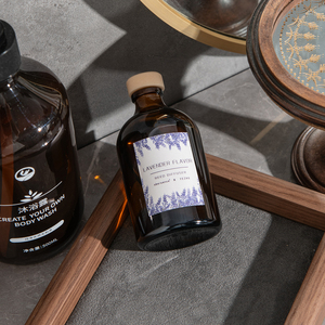 เครื่องกระจายกลิ่นหอมแบบก้าน<span class=keywords><strong>ไม้</strong></span>หอม กลิ่นลาเวนเดอร์ น้ำมันหอมระเหยพรีเมียม 100 มล. สำหรับ ODM OEM กลิ่นหอมติดทนนาน - Product Image 5