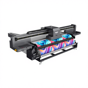 Impressora Híbrida UV M-2513 Flatbed & Roll-to-Roll 2.5*1.3 m CCD 250*130CM com Branco e Verniz <span class=keywords><strong>4</strong></span>*8 pés Ponto de Marcação da Câmera CMYKLCLM - Product Image 1