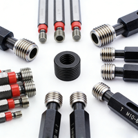 Jauges de filetage NPT en acier GCr 15 de haute précision, mesure de trou intérieur 0,01 mm, 20 degrés, jauge d'épaisseur de revêtement 1/2"-14