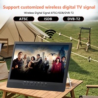 AG Outdoor Mini Portable Android LED LCD Smart TV DC 12V ATSC ISDB DVB-T2 USB Batterie intégrée HD FHD Définition