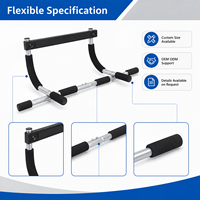 Barre de traction murale en acier pour usage domestique, équipement de musculation pour exercices de tractions