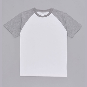 100% cotone S/ M / L / XL /XXL/XXXL taglia 230 GSM traspirante bicolore bianco Oversize t-shirt da uomo per l'estate - Product Image 4