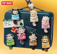 NOUVEAU 100% Labubu POPMART Original the MONSTERS Cat Mode on Fridge Magnet Blind Box Labubu Sweet Peek Vinyl Plush Toys for Gifts