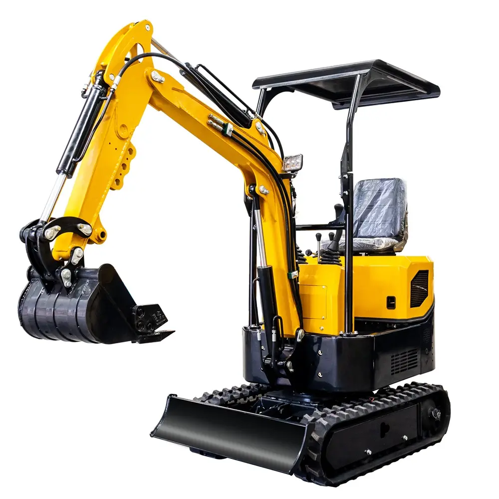 2024 China Manufacturing Small Digger Earth-moving Machinery 1.5Ton Mini Excavators with Best Price