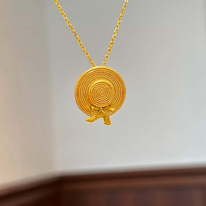 Collana con Fiocco da Donna, Design Minimalista di Lusso, Catena <span class=keywords><strong>per</strong></span> Clavicola Stile INS, Ciondolo di Alta Gamma - Product Image 3