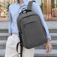 Sac à dos pour ordinateur portable Oxford de haute qualité, système de transport TCS, imperméable, antivol, avec port USB, pour les voyages d'affaires, l'école, pour hommes