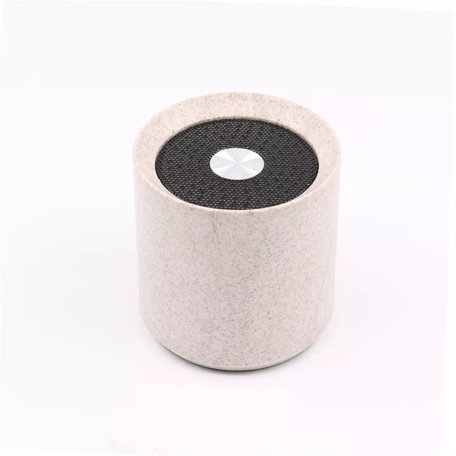 Christmas Gifts Mini Portable Wireless Wheat Straw Environmental protection Degradable Speaker