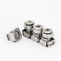 304 acier inoxydable couronne vis armoire ensemble M5 M6 filetage fin Triple combinaison vis écrou système métrique ensemble complet