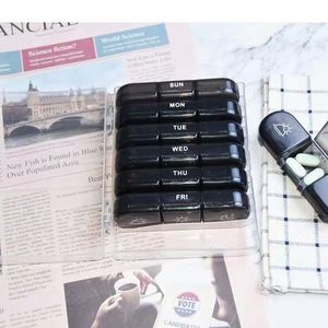 Organizador de pastillas de PP de viaje portátil de 7 días al por mayor de China 3 veces al día pastillero semanal para medicamentos vitamínicos - Product Image 6