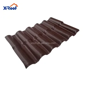 Fireproof Asa Pvc Corrugated Roofing Best Quality Pvc Roof Sheet Roma Style Pvc Synthetic Resin Roof Tiles