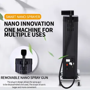 Micro Machine à vapeur professionnelle, w, pour Salon de coiffure, pour le traitement des cheveux et le traitement d'huile chaude, avec pistolet pulvérisateur Portable