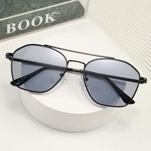 Gafas de sol Ocean Lens unisex con montura metálica, protección UV400, color caramelo, gafas de sol de moda para paseos y pesca - Product Image 2