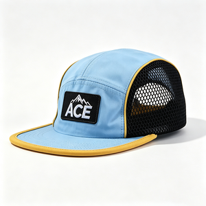Gorra de Lona de 5 Paneles para Hombre, Dos Tonos, Secado Rápido, Transpirable, Ligera, para Correr, Ciclismo, Senderismo, Deporte al Aire Libre, con Logotipo Personalizado - Product Image 6