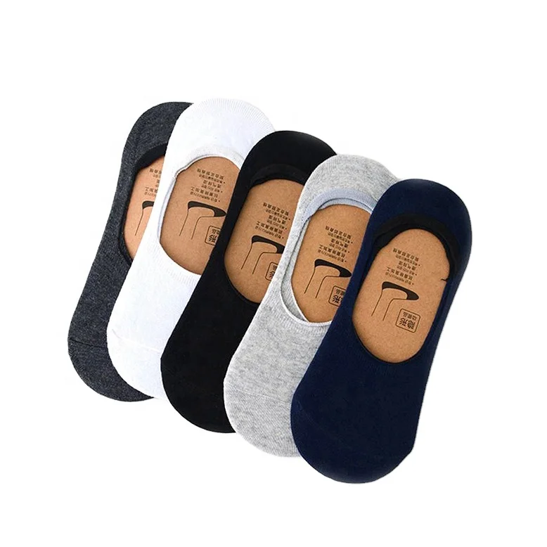 Хлопковые белые и черные невидимые носки-башмачки для женщин с низким вырезом на щиколотке