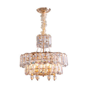 Zèle Éclairage Pendentif Lumière décoration salon moderne k9 lustres de luxe en cristal - Product Image 5