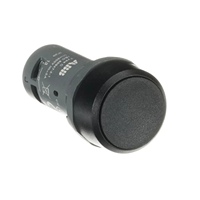 Interruptor de Botón Pulsador de Plástico, Combinación 1NO 1A 125V IP40, Sin Iluminación, Control Industrial, Terminal de Tornillo