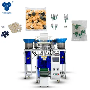 Screw small spare parts counting pouch automatic packing machine mini heat bag vibration bowl sealing packing machines