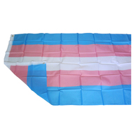 Drapeau en polyester aux couleurs pastel pour les lesbiennes, les homosexuels, les bisexuels, la pansexualité et les transgenres