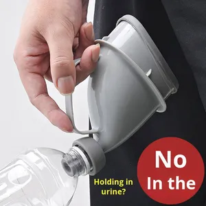 Urinoir portable unisexe pour adulte, idéal pour les voyages en voiture, entonnoir à uriner debout pour homme et femme, bouteille d'urine portable - Product Image 4