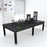 Système de serrage en acier série 28, nouvelle plateforme de travail, table de soudage 3D flexible avec gabarits de soudage
