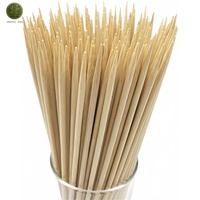 Brochettes jetables en bambou de qualité alimentaire pour barbecue et cuisine