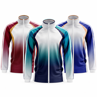 Veste d'entraînement de football personnalisée pour hommes, veste de survêtement à fermeture éclair intégrale, vêtements d'équipe de football, vêtements de sport de club, fabricant OEM ODM en gros