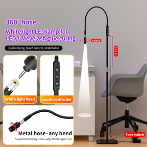 Trắng <span class=keywords><strong>UV</strong></span> <span class=keywords><strong>LED</strong></span> Lash đèn cho lông mi mở rộng chụp ảnh chiếu sáng <span class=keywords><strong>LED</strong></span> keo chữa đèn - Product Image 5