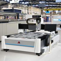 Taille de travail 1300*2500mm verre Laser gravure sablage et trou de forage Machine intelligente LED miroir ponçage Machine de marquage