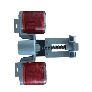Feu de signalisation solaire EB8047ST, lumière LED rouge, installation fixe, matériau ABS, feux de circulation - Product Image 3