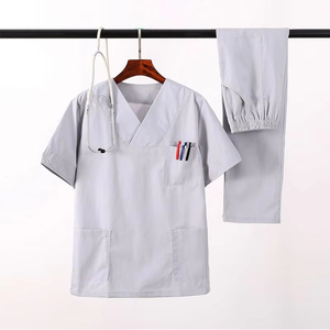Hospital Nursing <b>Scrubs</b> Flexible Womens Cool Stretch Jogger <b>Set</b> Unisex Men and Women <b>Set</b> medical uniform Nursing <b>Scrubs</b> <b>Set</b> - Product Image 3