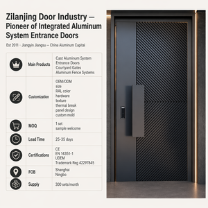 <span class=keywords><strong>Puerta</strong></span> Pivotante de <span class=keywords><strong>Entrada</strong></span> de Aleación de Aluminio para Casas, Apartamentos, Hoteles y Villas - <span class=keywords><strong>Puerta</strong></span> de <span class=keywords><strong>Entrada</strong></span> Impermeable - Product Image 5
