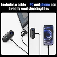 Caméra sportive 4K FHD pour casque, moto, vélo, caméra miniature avec étui étanche pour filmer et enregistrer des vidéos de vélo