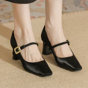 Tacones de Plataforma Cómodos y Elegantes para Mujer, con Suela Suave, Color Piel, Estilo Veraniego, con Tacón Alto y Punta Abierta - Product Image 1