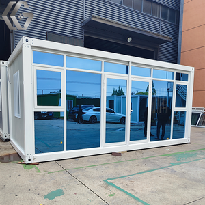 SKYLINE 20ft Casa contenedor plegable Instalación rápida Proveedor Panel sándwich de acero plegable <span class=keywords><strong>Edificio</strong></span> de oficinas de China - Product Image 6